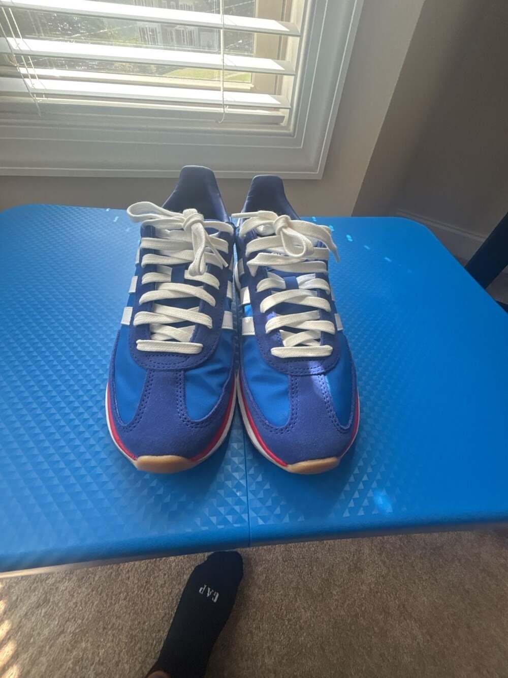 Adidas Run 70s 2.0 Size 8 Blue White Sneakers Shoes